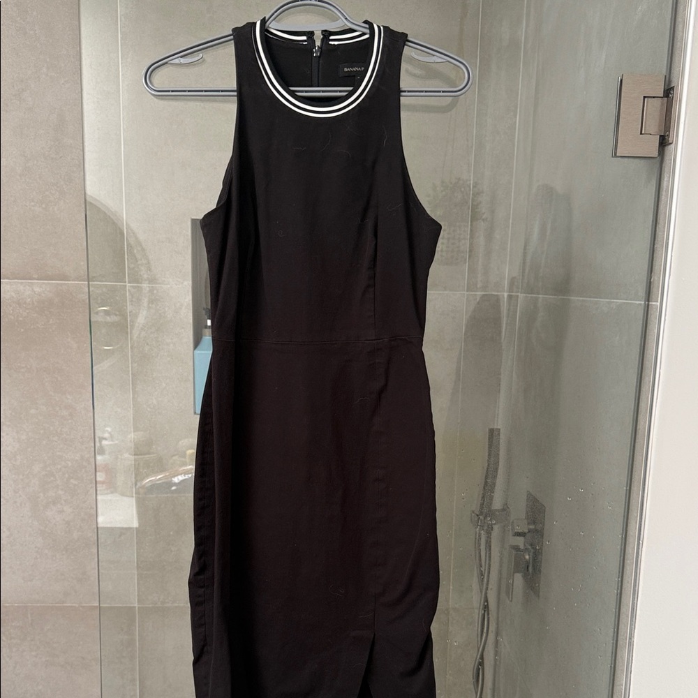 Banana Republic Black Backless Sleeveless Dress